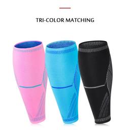 Manguito de compressão para basquete e vôlei, suporte masculino, aquecedores de perna elásticos para ciclismo, corrida, futebol, esportes, 1 peça - Image 2
