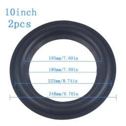 2 pces 4/5/6.5/8/10/12 Polegada alto-falante universal de alta elasticidade surround reparação espuma woofer borda substituição espuma borracha - Image 2