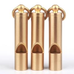 Apito para treinamento de aves papagaio, apito sonoro de reflexão, apito de emergência de bronze para treinamento de pássaros - Image 5