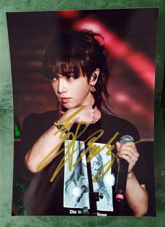 Foto autografada de Hua Chenyu em tinta pop chinesa - Mão assinada 5x7 cm (03202003)