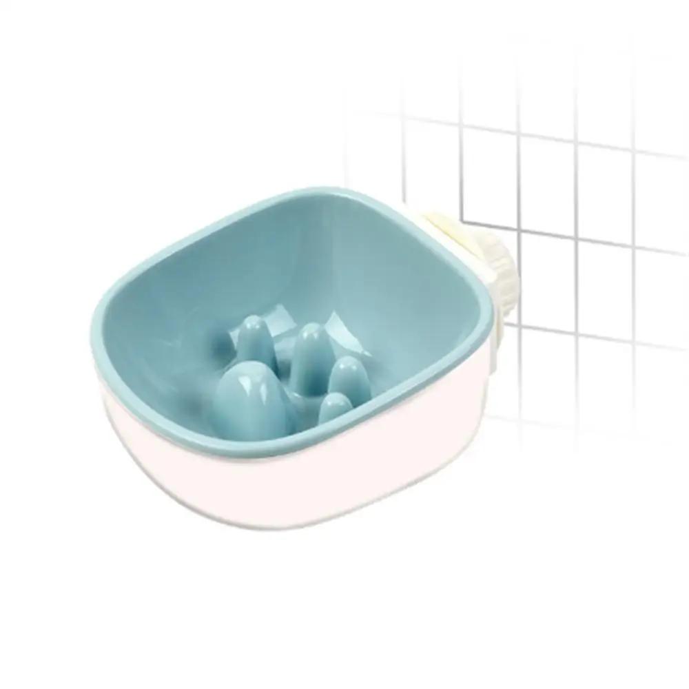 Pet pendurado tigela gatos cães gaiola alimentador fixo fácil limpeza filhote de cachorro anti choke alimentos de alimentação lenta tigelas gatinho água potável prato - Image 1