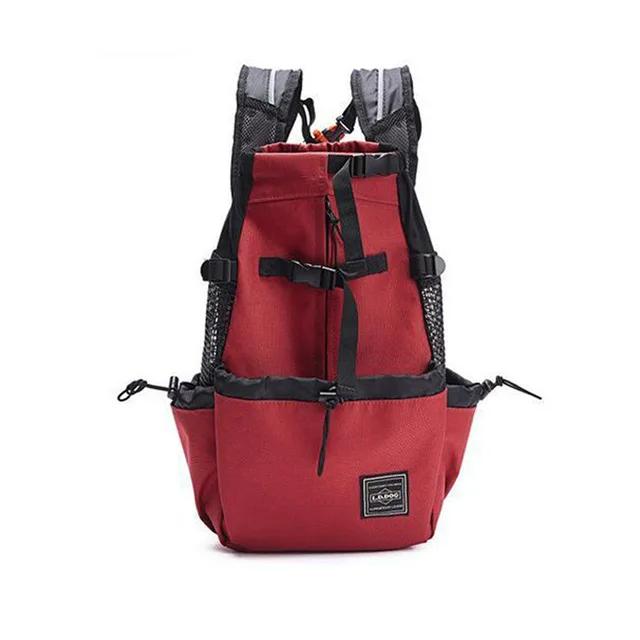 Malha Respirável Pet Dog Carrier, Mochila de Viagem, Ao Ar Livre, Ventilação, Bicicleta, Motocicleta, Esporte, Caminhadas, Transporte da Gota - Image 1