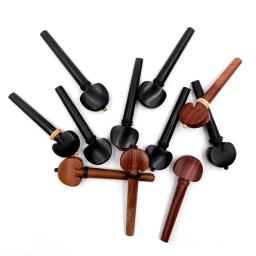 Natural Jujuba Madeira e Ebony Tuning Pegs, Ajuste Fittings, Rosewood Peças e Acessórios, 15 in-16 in, 4PCs - Image 3