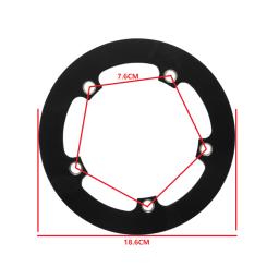 Chainring Proteção Capa para Bicicleta Dobrável Placa Única Engrenagem Cadeia Roda Guarda Bicicletas Parte 130 BCD 42 44 46 48 50 Dentes - Image 5