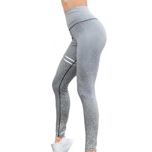 Calça Legging Esportiva Feminina Sem Costura com Cintura Alta para Yoga e Corrida