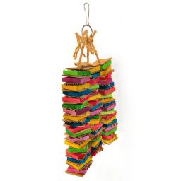 Brinquedo De Mastigação De Papelão Para Periquitos, Destruir Pássaros, Papagaio Brinquedos, Acessórios Grandes e Pequenos - Image 2
