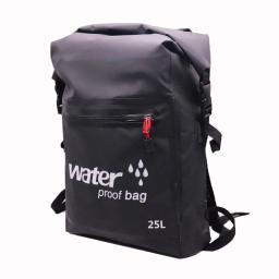 PVC natação impermeável saco seco, correias duplas, rafting esportes, caiaque, canoagem, kit de viagem, mochila, armazenamento, 25L - Image 1