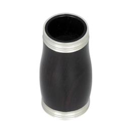 Ebony Clarinete Tuning Tube, Duas seções, Barril Treble Pitch Pipe com Silver Rim, Acessórios para instrumentos de sopro - Image 3