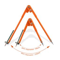Profissional lápis compasso círculo linha marcação scriber calibre divisor ajustável para carpintaria decoração ferramentas - Image 3