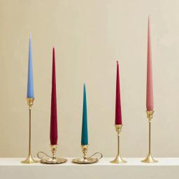 Diy artesanal pontiagudo acrílico vela molde fazendo suprimentos diy velas natal decoração da sua casa - Image 1
