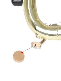 5pcs água chave WaterKey cuspir válvula cortiça pad para trompete trombone reparação bronze instrumento acessórios diâmetro 9mm espessura 4mm - Image 5