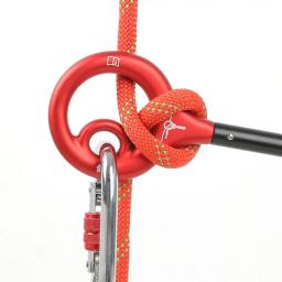 Profissional resistente ao desgaste alumínio liga escalada anel corda descender, ferramenta de esporte ao ar livre, figura rocha ascendente descendente - Image 3