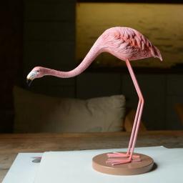 Decoração para casa flamingo rosa bonito de coleção diária, animal, estatueta, jardim de fadas, festa de casamento, ornamento, presentes para amantes de natal - Image 3