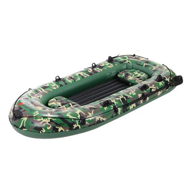 Barco Inflável de PVC para 2 a 4 Pessoas com Pás e Bomba de Ar - Ideal para Canoagem e Aventura na Água, 10ft