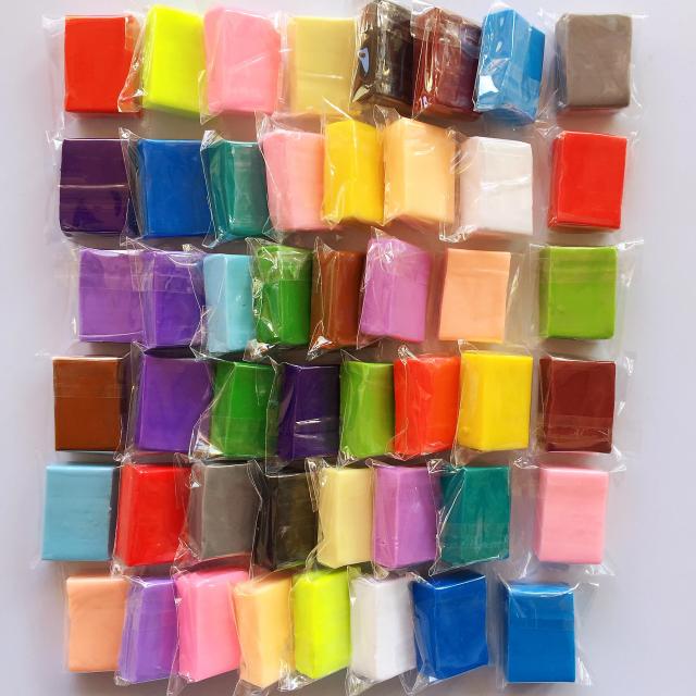 Argila Polimérica Flexível para Crianças: 24 Cores para Brinquedos, Artesanato e Criatividade