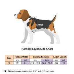 Cão de estimação arnês e coleira ajustável colar produtos para animais de estimação gato pequenos cães ao ar livre andando filhote de cachorro acessórios - Image 3