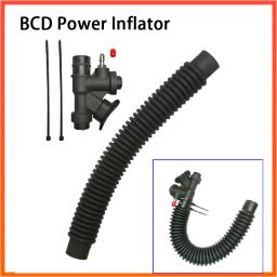 Mangueira de mergulho ondulada bcd, dispositivo compensador de flutuação com válvula k, substituição para inflador - Image 1