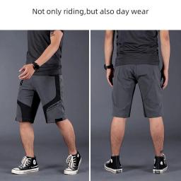 Rockbros 4d calções de ciclismo 2 em 1 com separável roupa interior shorts bicicleta escalada runninging bicicleta calças ciclismo trous - Image 4