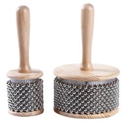 Mini instrumento de percussão educacional precoce para crianças, brinquedo musical, chocalho do bebê, brinquedos de mão, kabassa, novo - Image 5