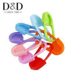 50/100 pces marcadores de ponto 2.3cm crochê travamento tricô marcadores ponto agulhas clipe contador diy tecelagem artesanato tricô ferramentas - Image 2