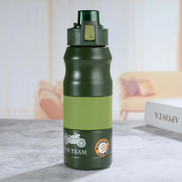 Garrafa Térmica Portátil de Aço Inoxidável 500ml/680ml para Esportes e Escalada - Copo Isolante para Chá e Café