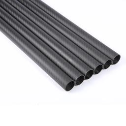Tubo de fibra de carbono brilhante liso, Acessórios Drone, OD 4, 5, 6, 8, 10, 12, 14, 18, 20, 25, 30mm Comprimento, 250mm, vendas Diretas De Fábrica, Corte CNC, 1Pc - Image 4