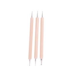 Modeladores de argila para fazer escultura, 3 pçs, estampa de gravação, cerâmica, bolas de estilizadores, ferramenta para kit de ferramentas de argila de polímero - Image 6
