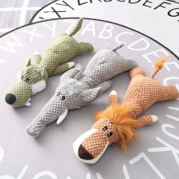 Pelúcia Cartoon Chew Toy para Pet, Brinquedos Squeak para cães pequenos, Moagem dos dentes, Produtos para animais, Acessórios para cachorros - Image 1