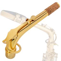 Lommi alto saxofone pescoço de bronze dobrar pescoço sax peça substituição acessório apto para selmer saxofone alto - Image 4