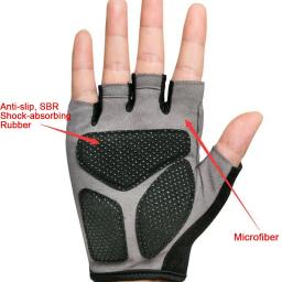 Anti-Slip Intelligent Gel Ciclismo Luvas, LED Turn Signal, metade do dedo, bicicleta, equitação, ao ar livre, MTB, bicicleta - Image 2
