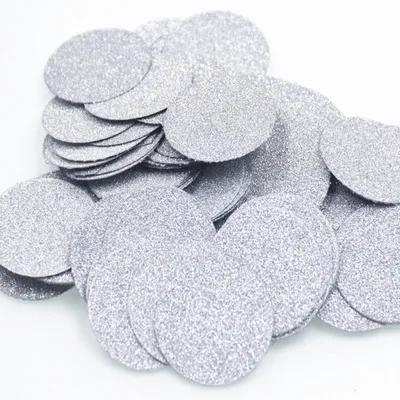 Confete de Mesa com 100 Peças para Decoração de Aniversário e Casamento em Rosa, Preto, Prata e Ouro