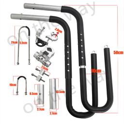 Suporte de bicicleta para prancha de surf, versão atualizada, suporte de bicicleta para assento, postes de bicicleta, scooter moped - Image 2