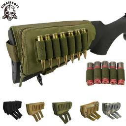 Tactical Muti-funcional Caça Zipper Rifle, Buttstock Pack Bag, bochecha Pad, Descanso Shell, Mag, Bolsa de munição, Bolso Revista Bandolier - Image 3