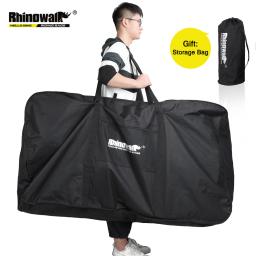 Rhinowalk-Folding Bicicleta Carry Bag, Saco de Ciclismo Portátil, Bolsa de Transporte Bicicleta, Viagem, Acessórios Bycicle, Esporte ao ar livre, 26-29 polegadas - Image 1