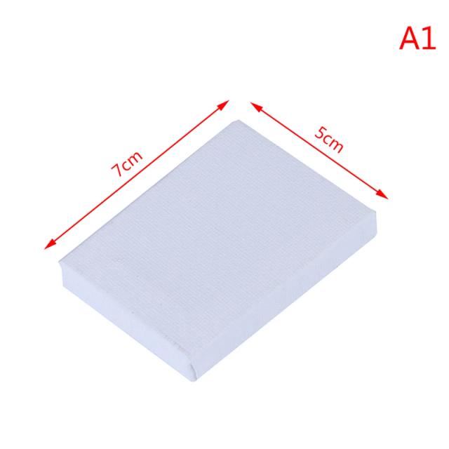 Mini Quadro de Pintura em Branco para Artesanato: Perfeito para Desenho e Arte em Acrílico