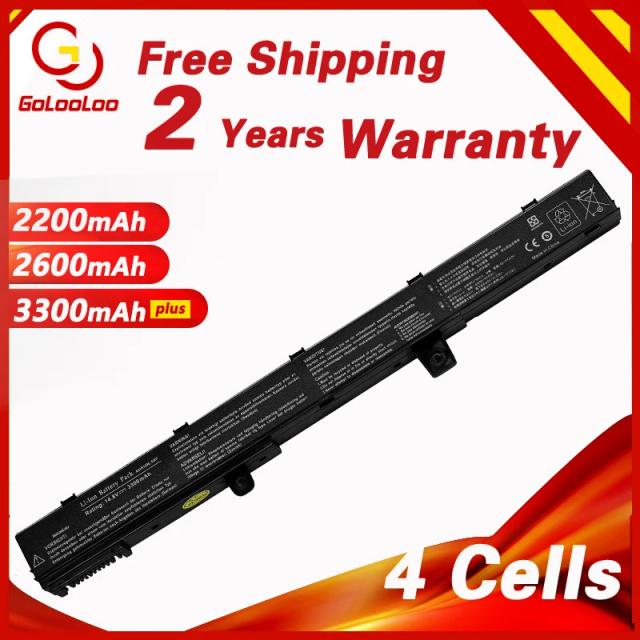 Bateria Golooloo 4 Células Compatível para Laptops Asus X451 e X551 - Modelos A41N1308 e A31N1319