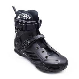 Patins redondos de lâmina de gelo, em linha, para campo interno, uso ao ar livre, inverno, lago, superfície, patinação de velocidade, branco, preto, faca de aço - Image 4