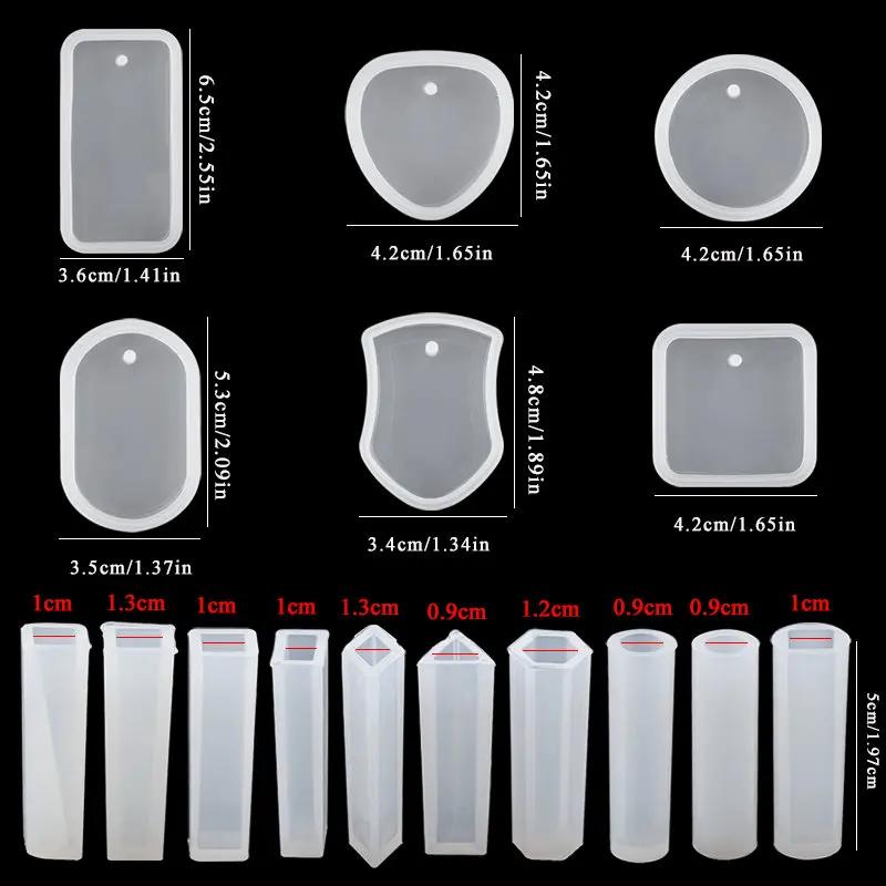 Epoxy Silicone Mold Set para Fazer Jóias, Fundição Kit Mold com Broca De Mão, Glitter Lantejoulas e Ferramentas para Brinco Pingente e Chaveiro - Image 1