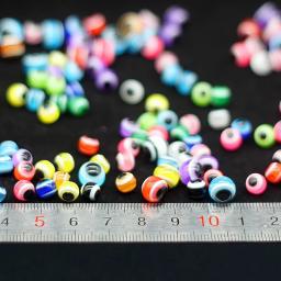 Conjunto de 50 contas de pesca acrílico peixe-like, 4/6/8mm, kit diy para pesca no baixo, diy - Image 5
