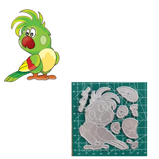 Molde de Metal para Corte de Aves - Ideal para Scrapbooking e Artesanato