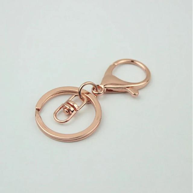 Prendedor de Metal para Chaveiro em Forma de Lagosta - 1 Unidade para DIY em Couro e Acessórios de Moda - Disponível em 8 Cores