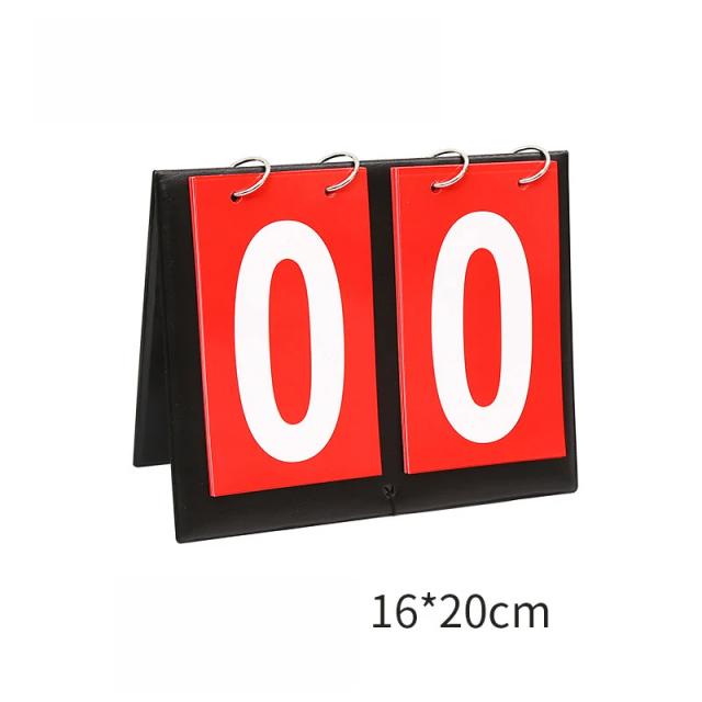 Placa de Marcador Reversível para Basquete e Tênis em Couro PU, Ideal para Controlar Pontuação e Turnos em Esportes