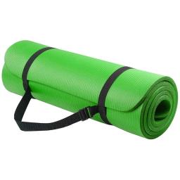 Tapete de ioga espesso extra-grosso, 1cm, almofada para exercícios de pilates, antiderrapante, alta densidade, com 183cm de comprimento, para yoga - Image 2