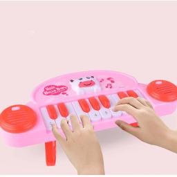 Mini Piano Eletrônico para Crianças, Teclado, Instrumento Musical, Brinquedo com 10 Músicas Demo Pré-carregadas, Presentes para Crianças - Image 4