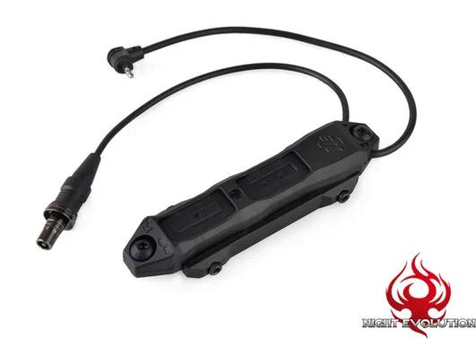 Lanterna Tática para Airsoft com Interruptor Duplo e Acessórios M3X e M600C para Armas PEQ 15 e NE04040