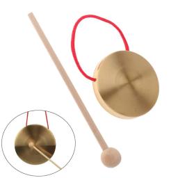Címbalos de cobre de mão de 21cm com vara de madeira, ritmo e percussão, música chinesa tradicional - Image 4