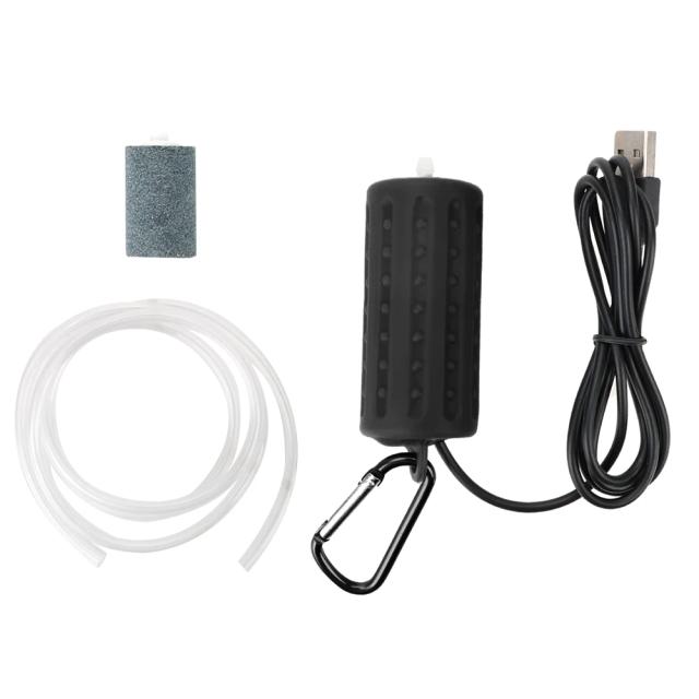 Bomba de Ar Mini USB para Tanque de Peixes: Filtro Silencioso e Ecológico para Aquários e Terrários