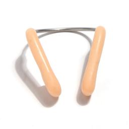 1/2/3 pces durável sem-skid macio silicone fio de aço nariz clipe para natação mergulho esportes aquáticos natação nariz clipe cor da pele - Image 4