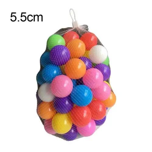 70% de desconto em oferta! 50 peças-brinquedo de natação infantil colorido macio de plástico - Image 1