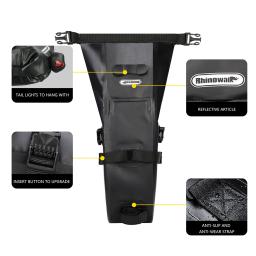Rhinowalk-Saco De Sela De Bicicleta, À Prova D' Água Completa, Saco De Assento De Ciclismo, Ferramentas De Reparo De Estrada MTB, Acessórios Da Cauda Da Bicicleta, 1.5L, 2.5L - Image 3